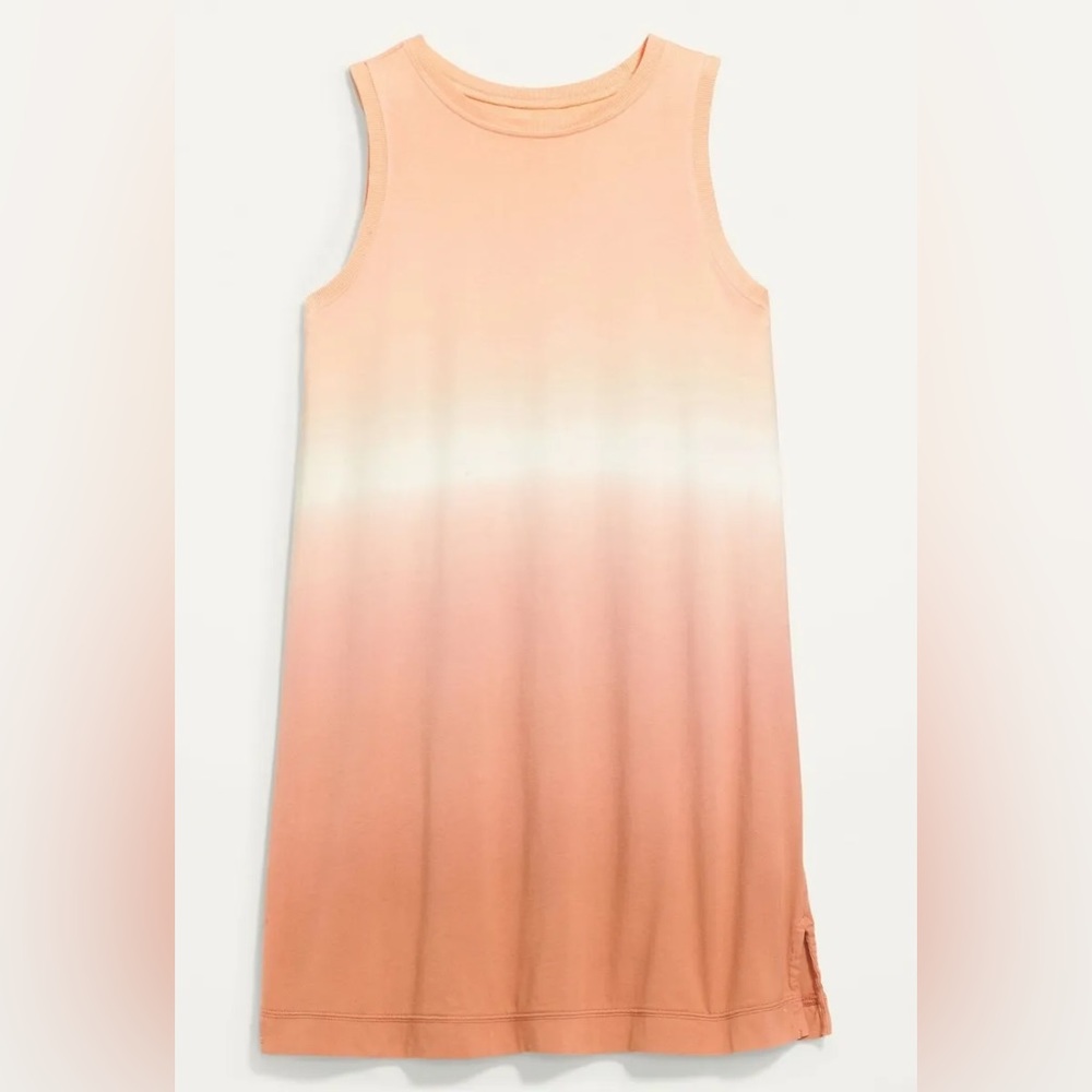 Old Navy Ombre Orange Tank Dress Size Medium